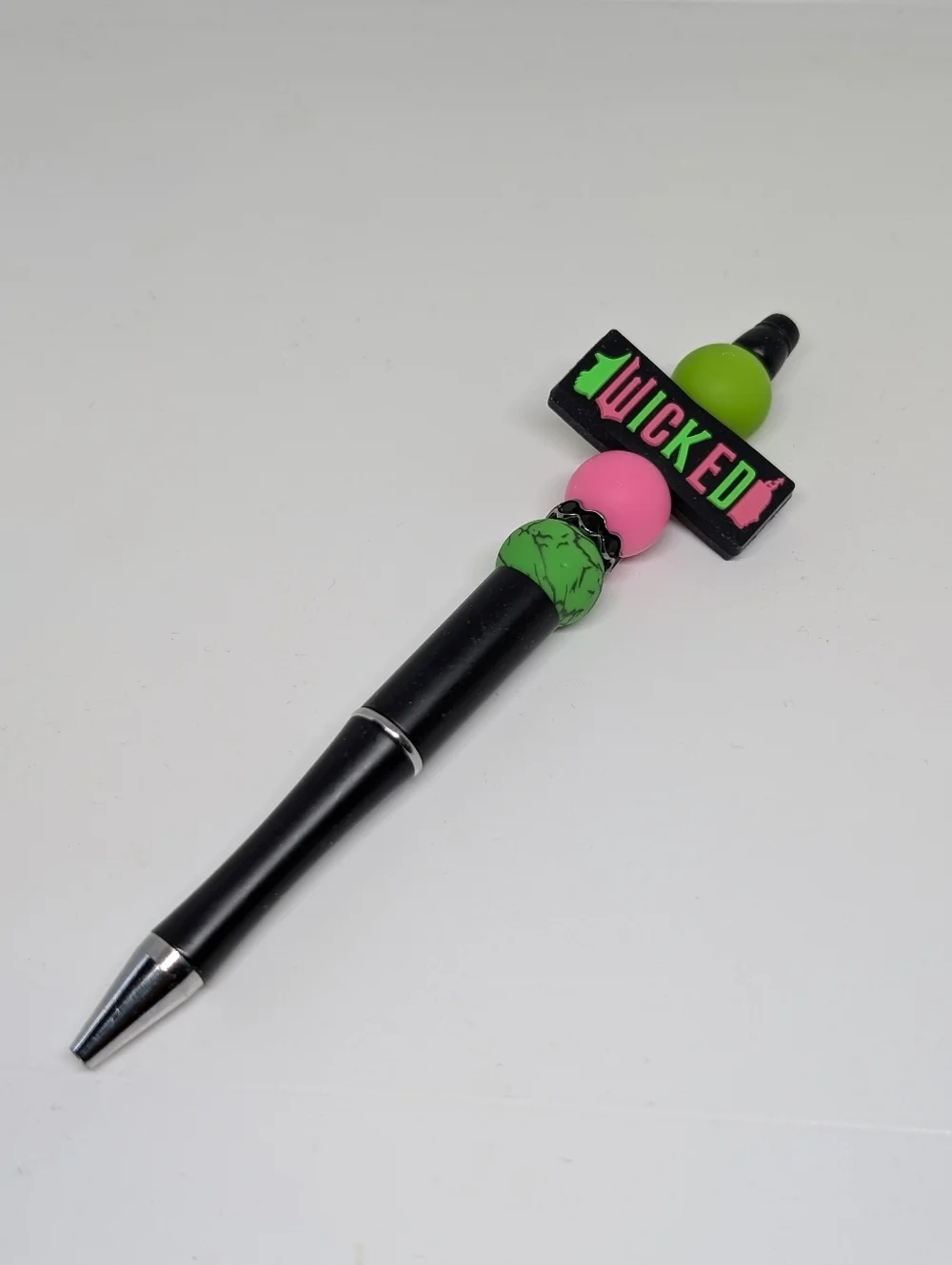 Handmade Wicked Beaded Silicone Focal Bead Pen